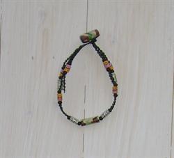 armbånd med camouflage perler og inka perler