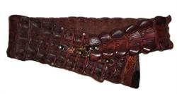 Hotsjok design brun krokodilleskinds-bælte