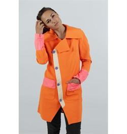 St Martins frakke orange/pink Et gadt tilbud