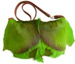 Hotsjok design limegrøn springbuk taske