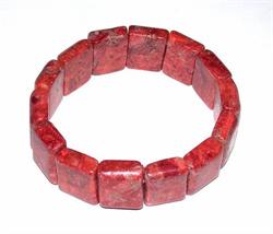 armbånd med rød koral