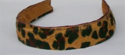 Hotsjok design hårbøjle i jaguar koskind