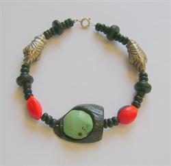 Hotsjok design armbånd med turkis