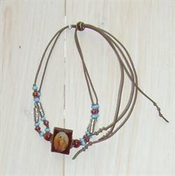  ikon armbånd med inka-perler