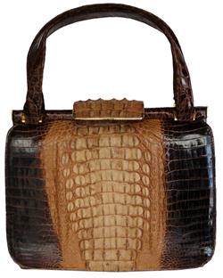 Elegant vintage krokodille taske.