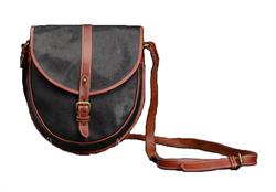 Klasisk mørkeblå mulberry vintage taske, Hotsjok.dk