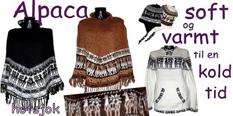 Forfølge flicker Nedgang Tøj i alpaca. Eksklusive ponchoer, trøjer og huer i alpaca-uld.